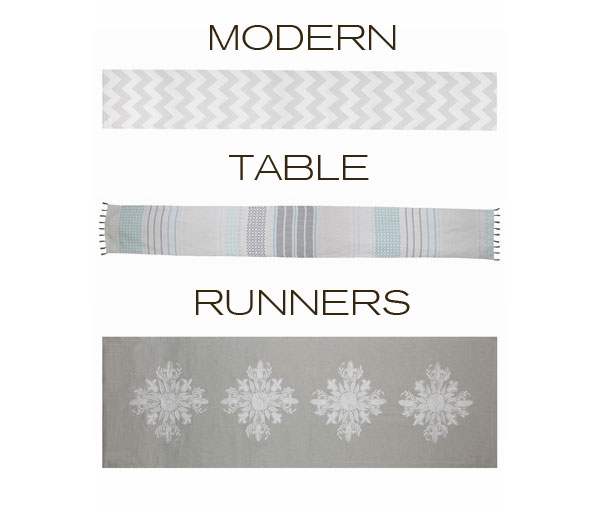 Your less Settings  Spruce Holiday runners table Table for Up